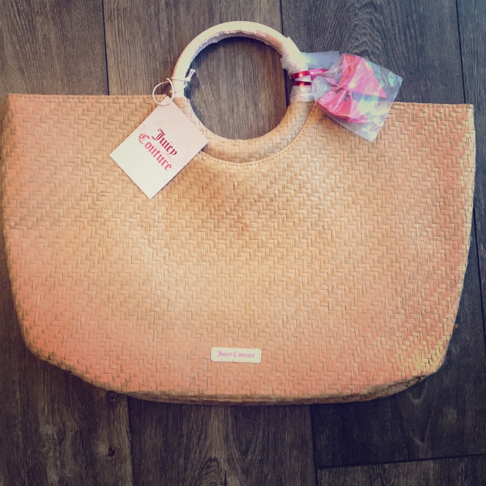 NWT Juicy Couture Straw Bag